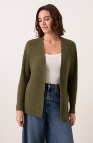 Celtic & Co. Longline Ribbed Cardigan
