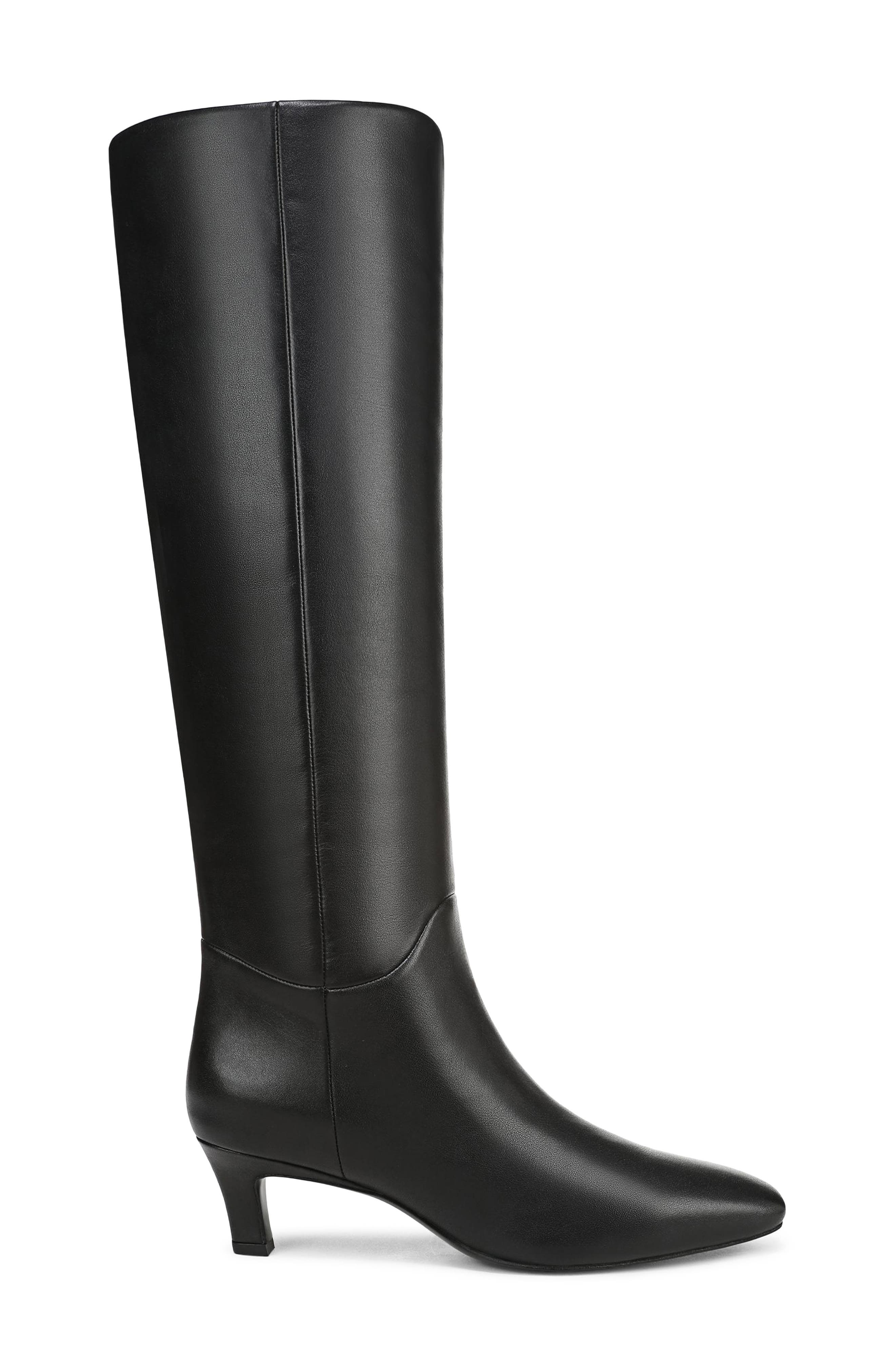 Favorite Daughter Lena Knee High Boot, Alternate, color, Black Kidsuede Leather