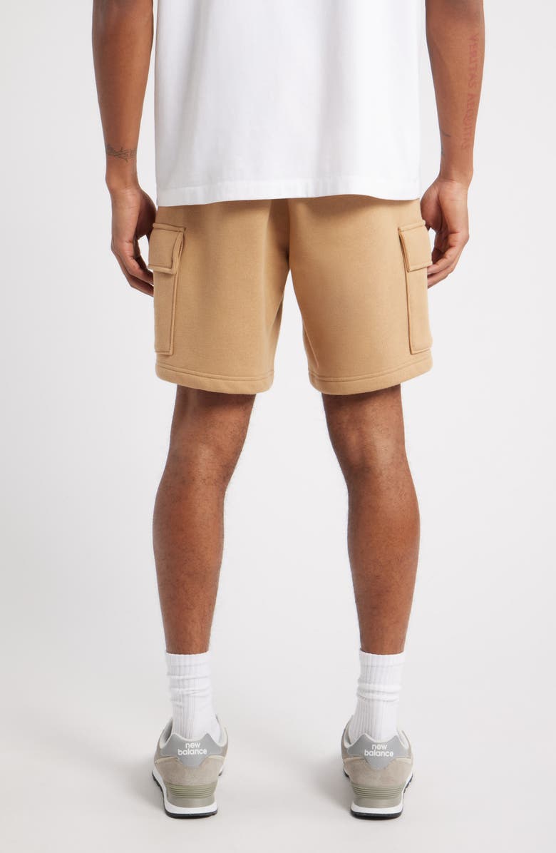 BP. Fleece Cargo Shorts, Alternate, color, Tan Cartouche