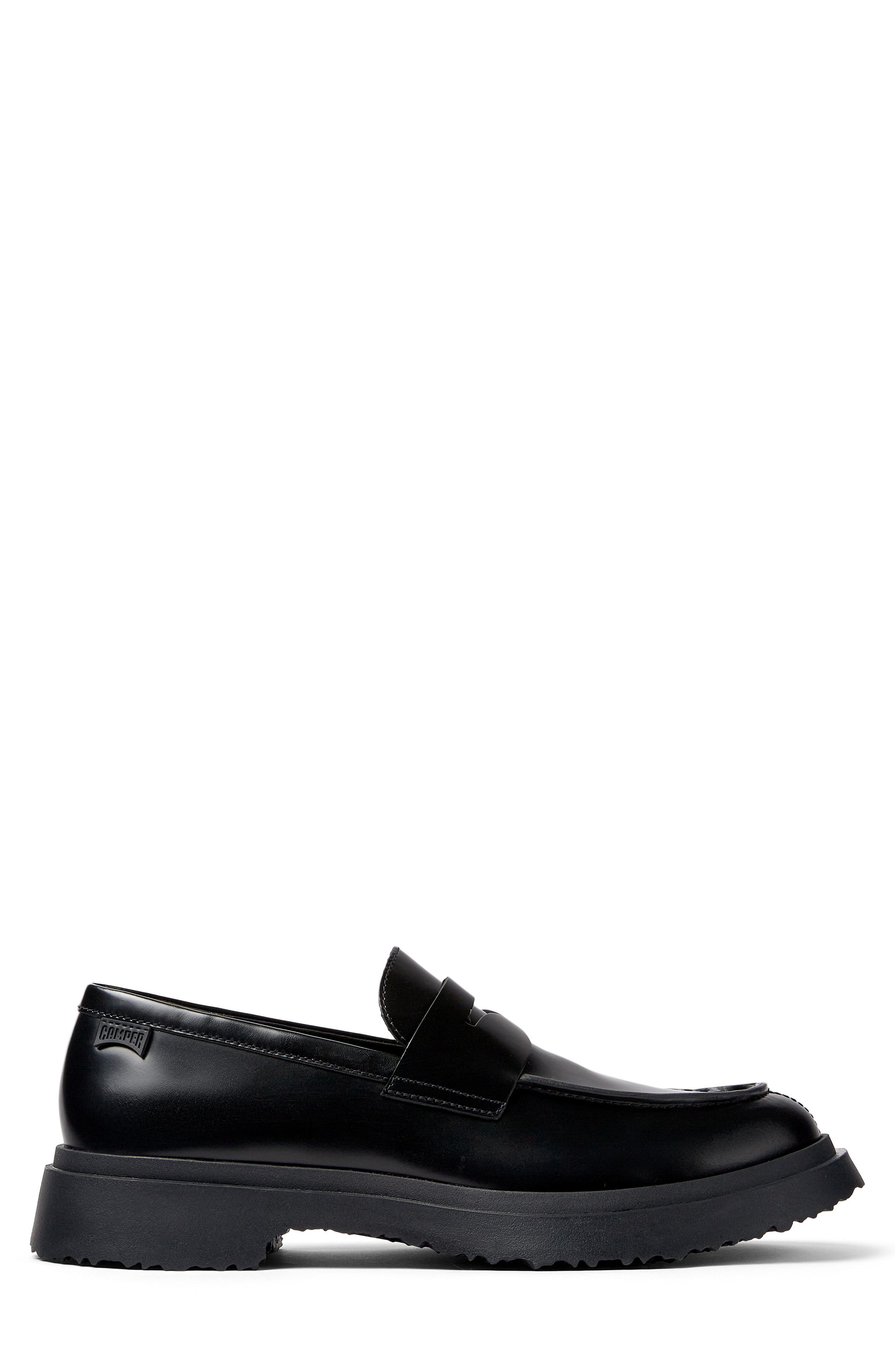 Camper Walden Penny Loafer, Alternate, color, Black