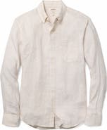 Bonobos Everyday Pinstripe Linen Button-Down Shirt