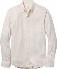 Bonobos Everyday Pinstripe Linen Button-Down Shirt