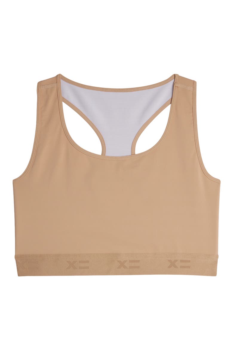 Compression Plus Racerback Crop Top, Alternate, color, CHAI