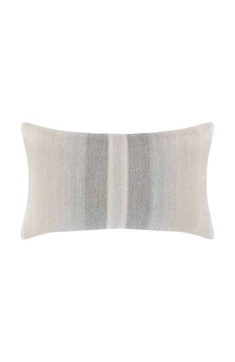 Ombre Stripe Indoor & Outdoor Woven Accent Pillow