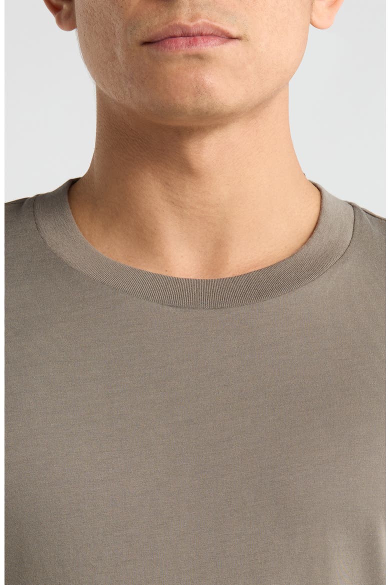 Short Sleeve Light Cotton Tee, Alternate, color, SMOKY GREEN