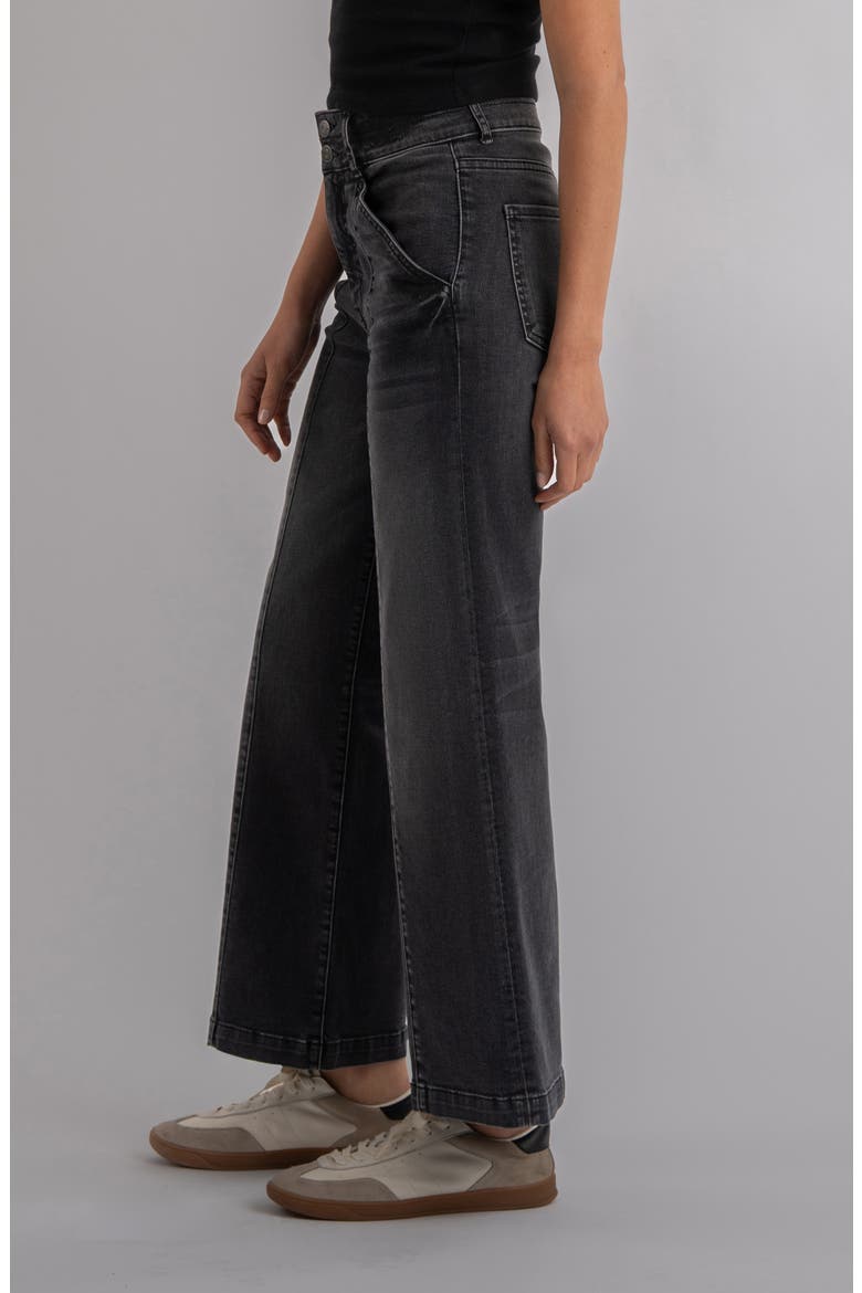 Meg Fab Ab High Waist Ankle Wide Leg Jeans, Alternate, color, ENJOY
