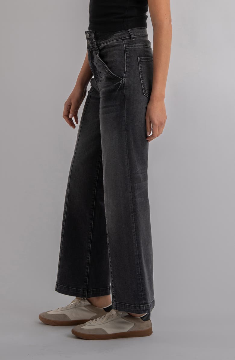 SWAT FAME Meg Fab Ab High Waist Ankle Wide Leg Jeans, Alternate, color, Enjoy