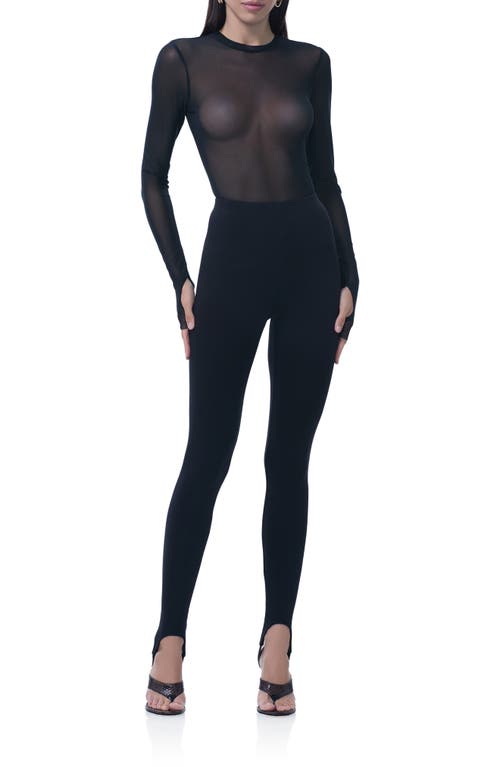 Afrm Jasmine Stirrup Pants In Blue