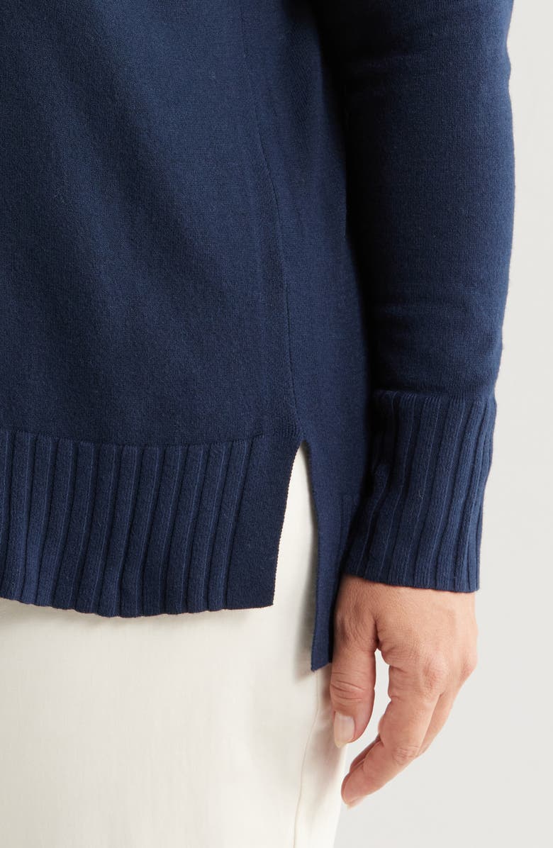 Caslon<sup>®</sup> Mock Neck Tunic Sweater, Alternate, color,