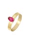  14K Yellow Gold Pink Topaz