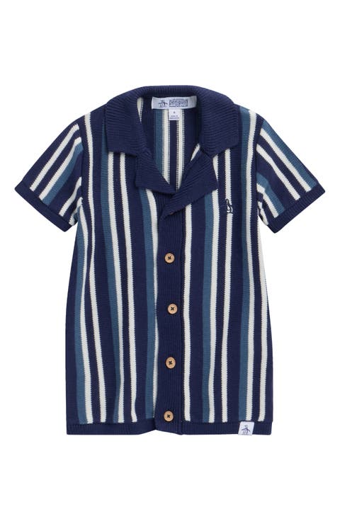 Kids' Stripe Sweater Polo (Little Kid)