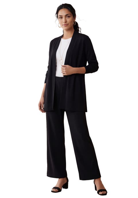 Everyday Stretch Knit Open Front Cardigan