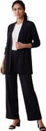 Jessica London Everyday Stretch Knit Open Front Cardigan