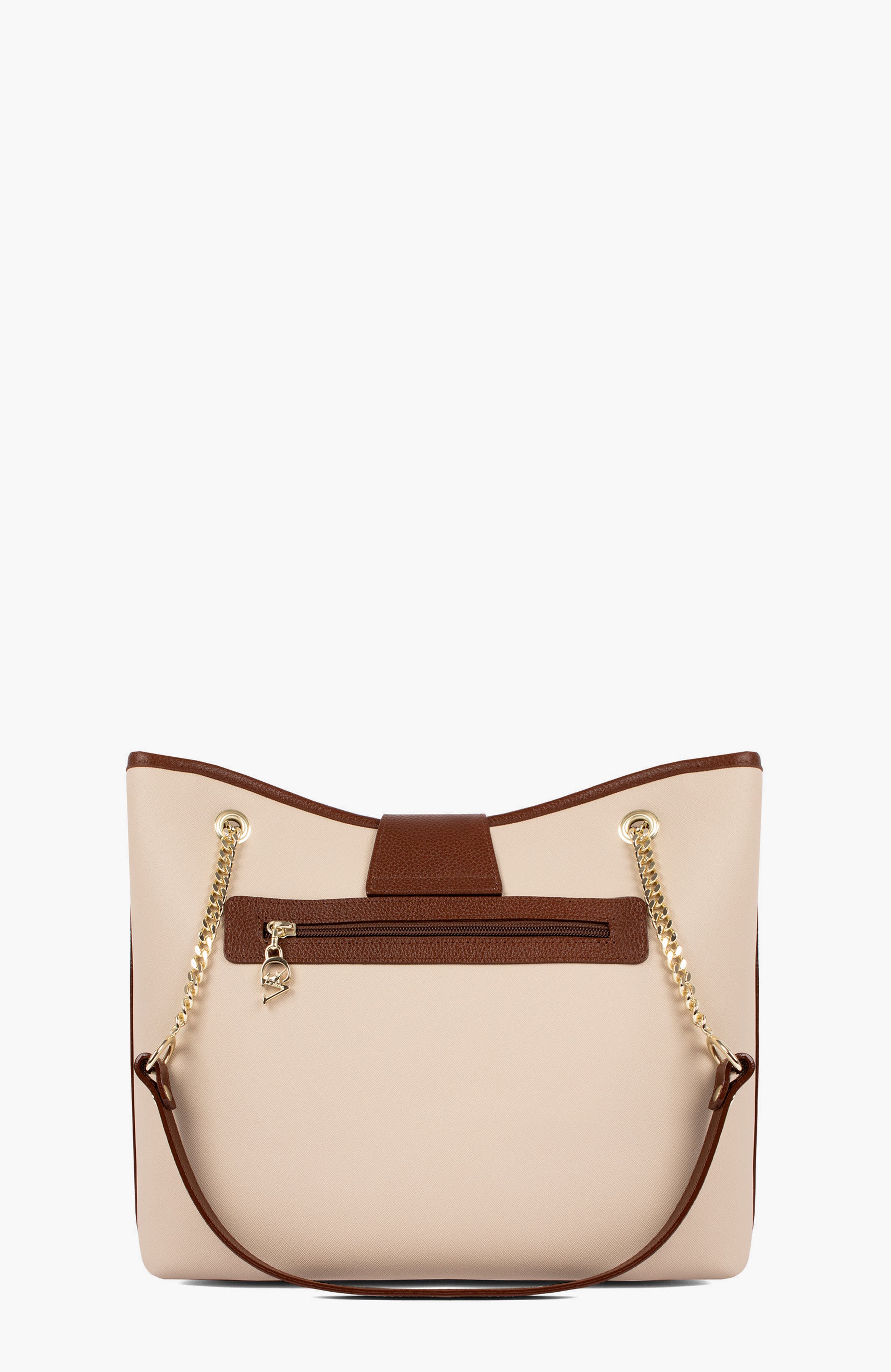 Sublime 258 Shoulder Bag, Alternate, color, Camel Brown / Beige / White