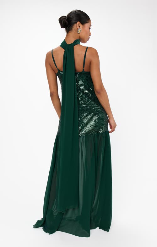 Show Me Your Mumu Dalia Maxi Dress In Green