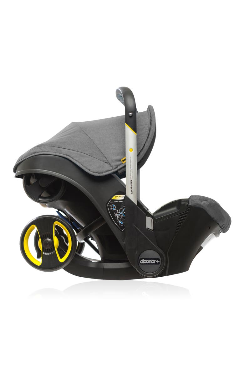 Convertible Infant Car Seat/Compact Stroller System, Alternate, color, GREY/ STORM