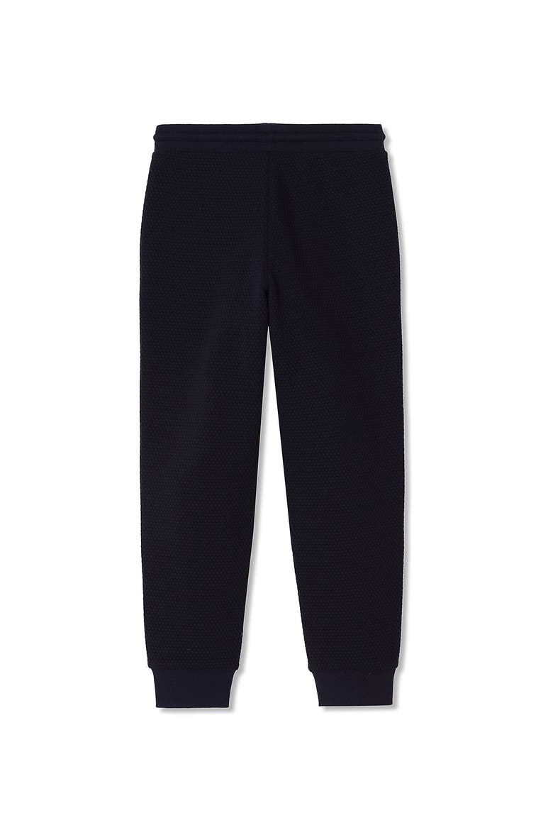 Boys Iron Knee Texture Knit Jogger, Alternate, color, Classic Navy