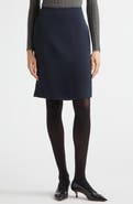 Jil Sander Envers Sablé Satin A-Line Skirt