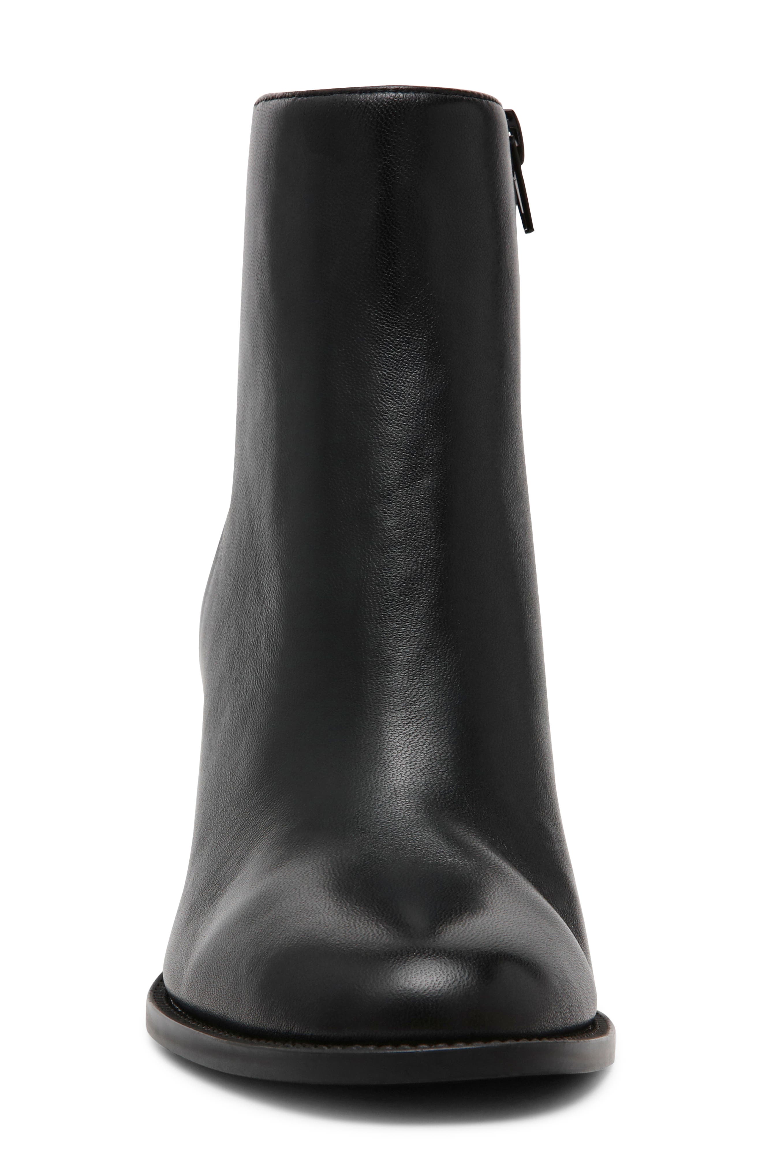 Jozie Bootie, Alternate, color, BLACK LEATHER