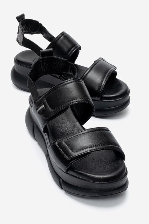 Heleste Leather Platform Sandal