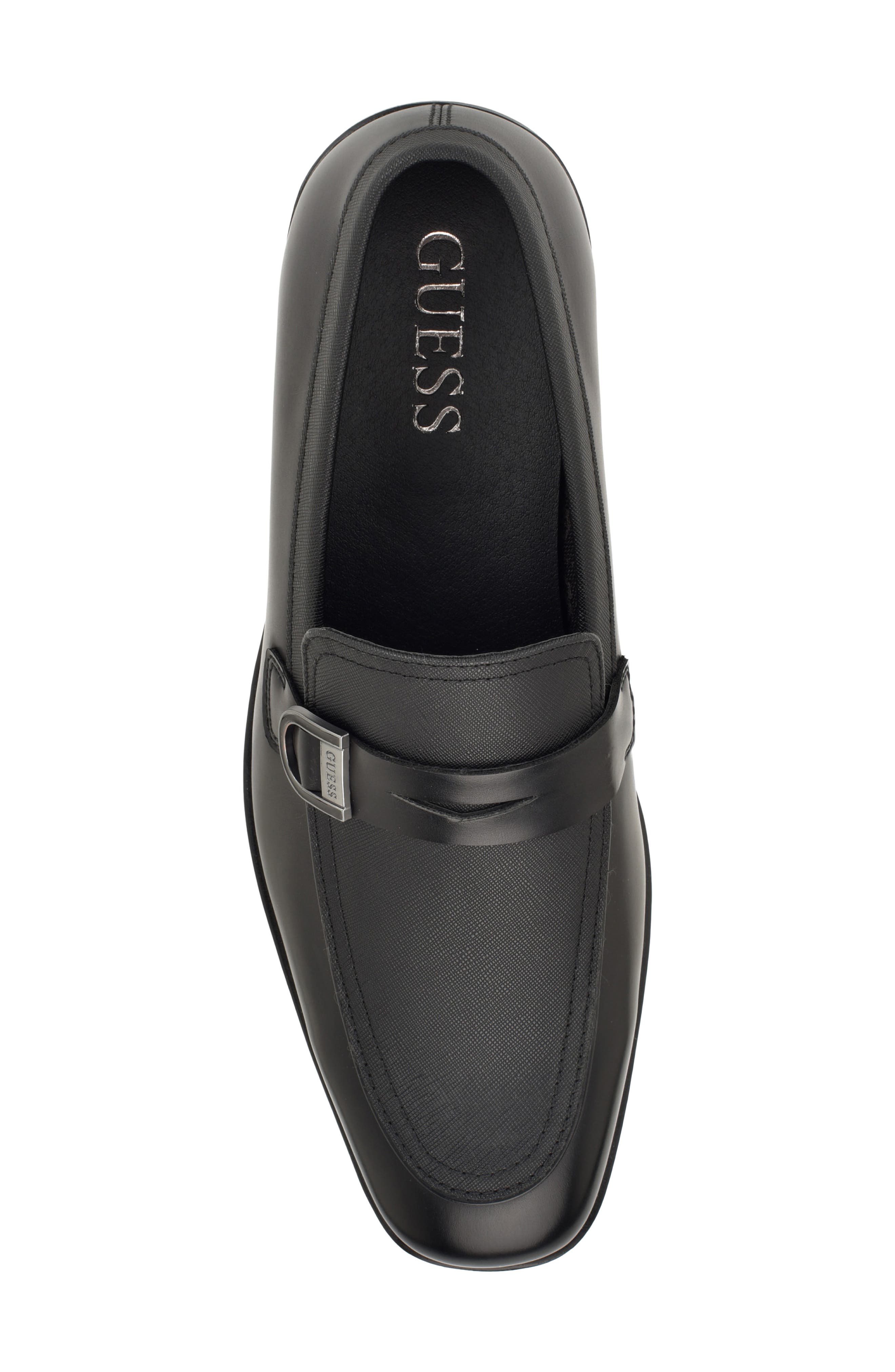 Hiljon Faux Leather Loafer, Alternate, color, BLACK MULTI