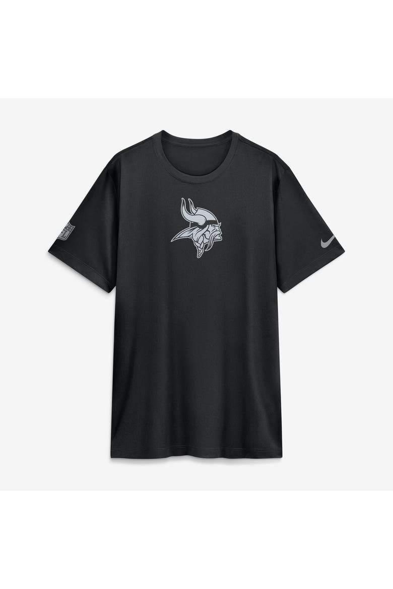 Men's Nike Black Minnesota Vikings Sideline Lead The Charge Legend Dri-FIT T-Shirt, Alternate, color, Black