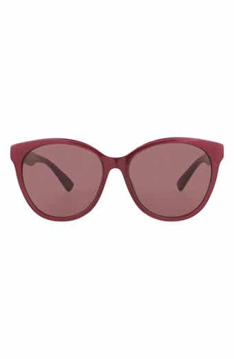 Gucci 57mm Round Sunglasses