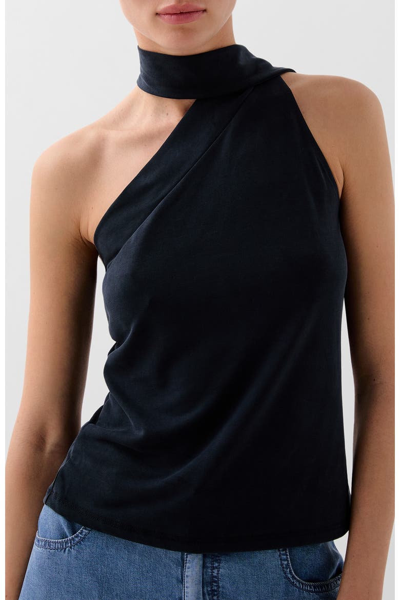 Rouched Asy Top, Main, color, Darkgrey
