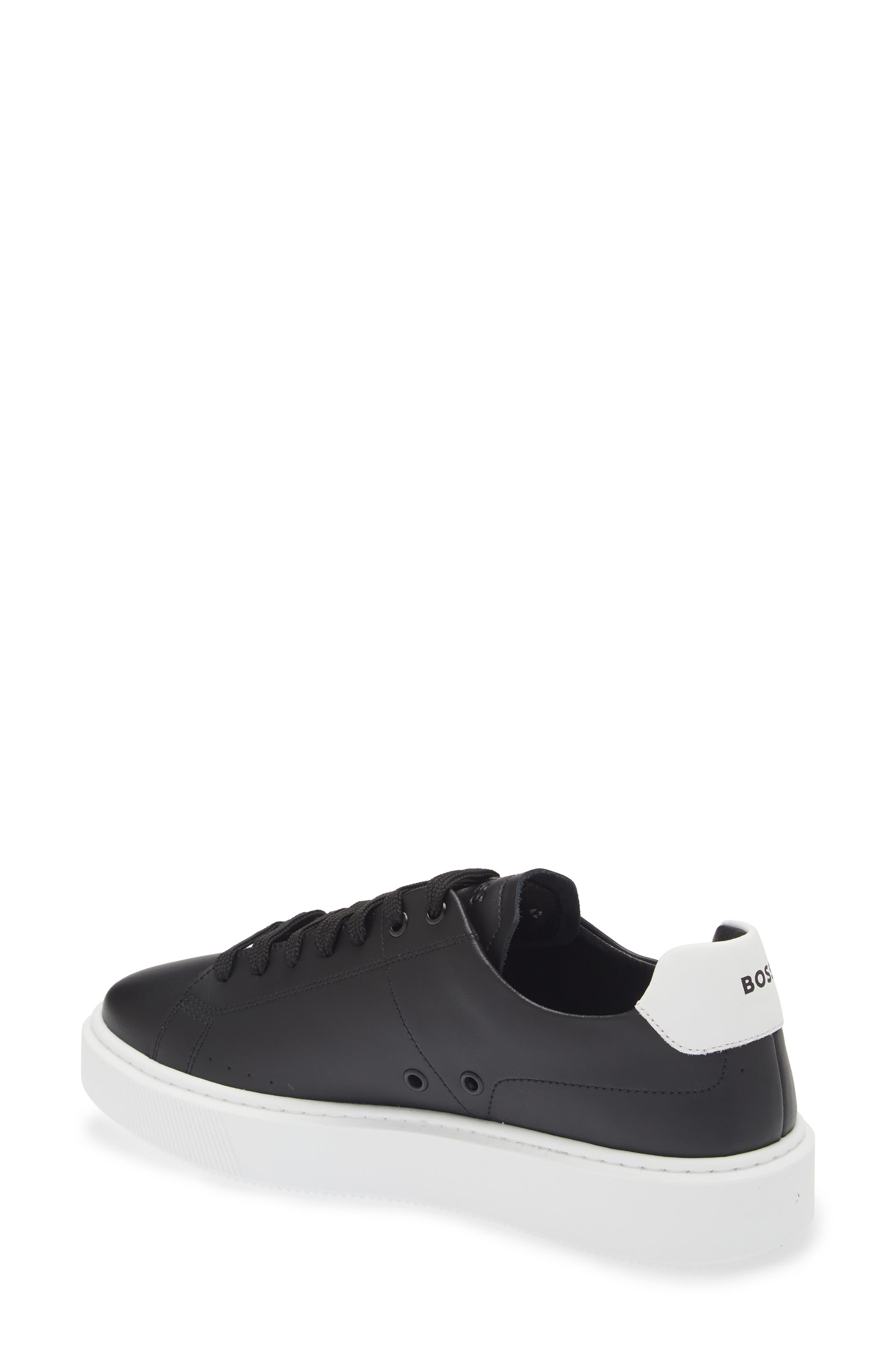BOSS Colyn Hybrid Leather Sneaker, Alternate, color, Blk