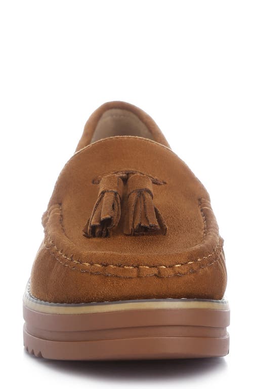 London Rag Daiki Platform Tassel Loafer In Tan