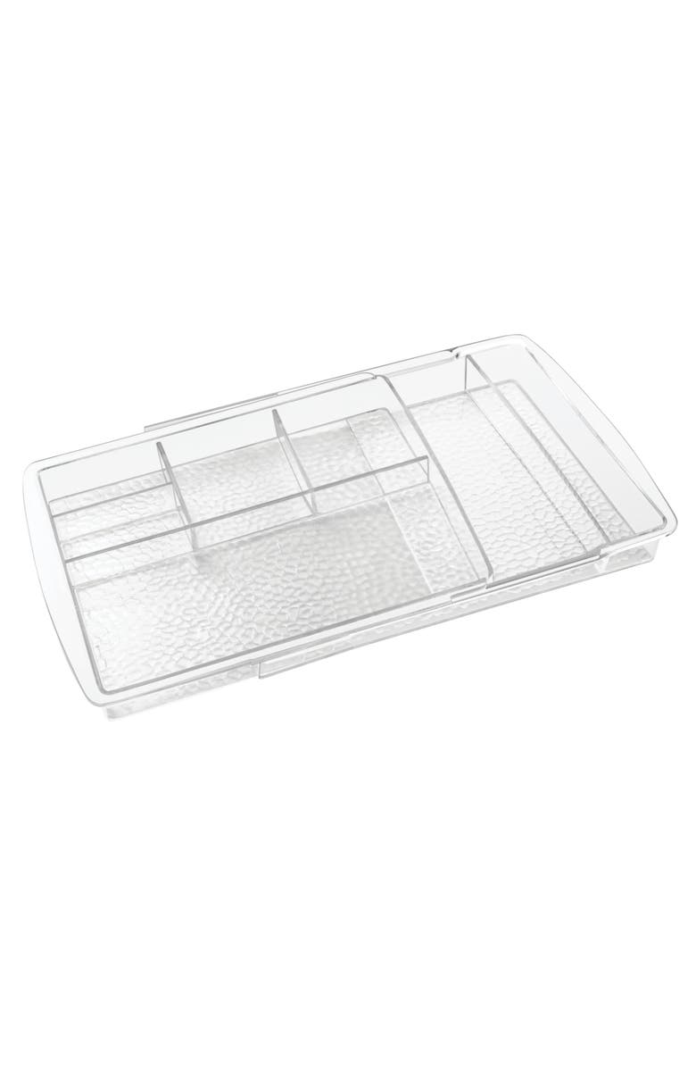 mDesign Expandable Makeup Organizer Tray for Bathroom Drawers, Alternate, color, 