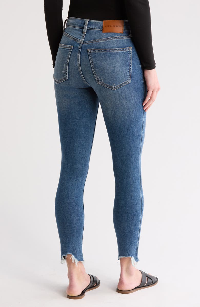 Lucky Brand Bridgette High Rise Skinny Jeans, Alternate, color, 