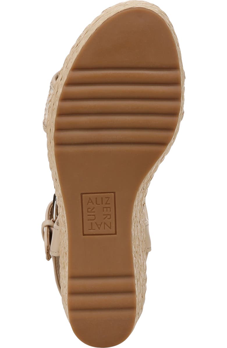 Naturalizer Stella Platform Wedge Sandal, Alternate, color, Beige Multi Fabric