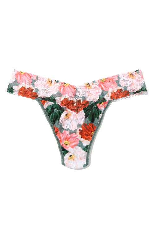 Hanky Panky Print Original Rise Thong In Multi