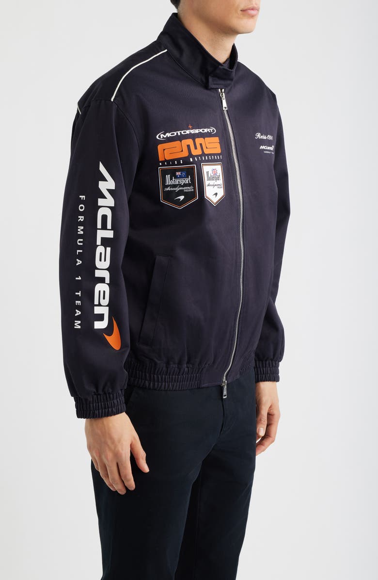 Reiss McLaren F1 Mercer Jacket, Alternate, color, Navy