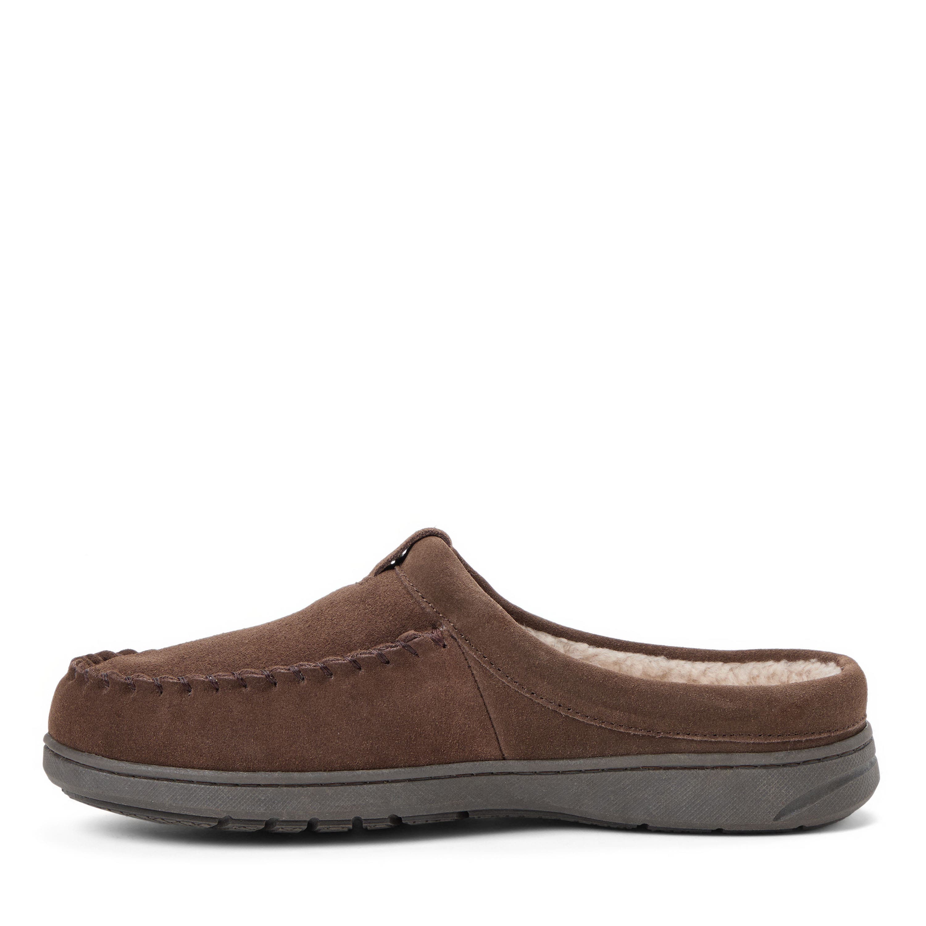 Clarks® Cow Suede Moc Toe Clog With Tab Detail Slippers (Men) | Nordstrom
