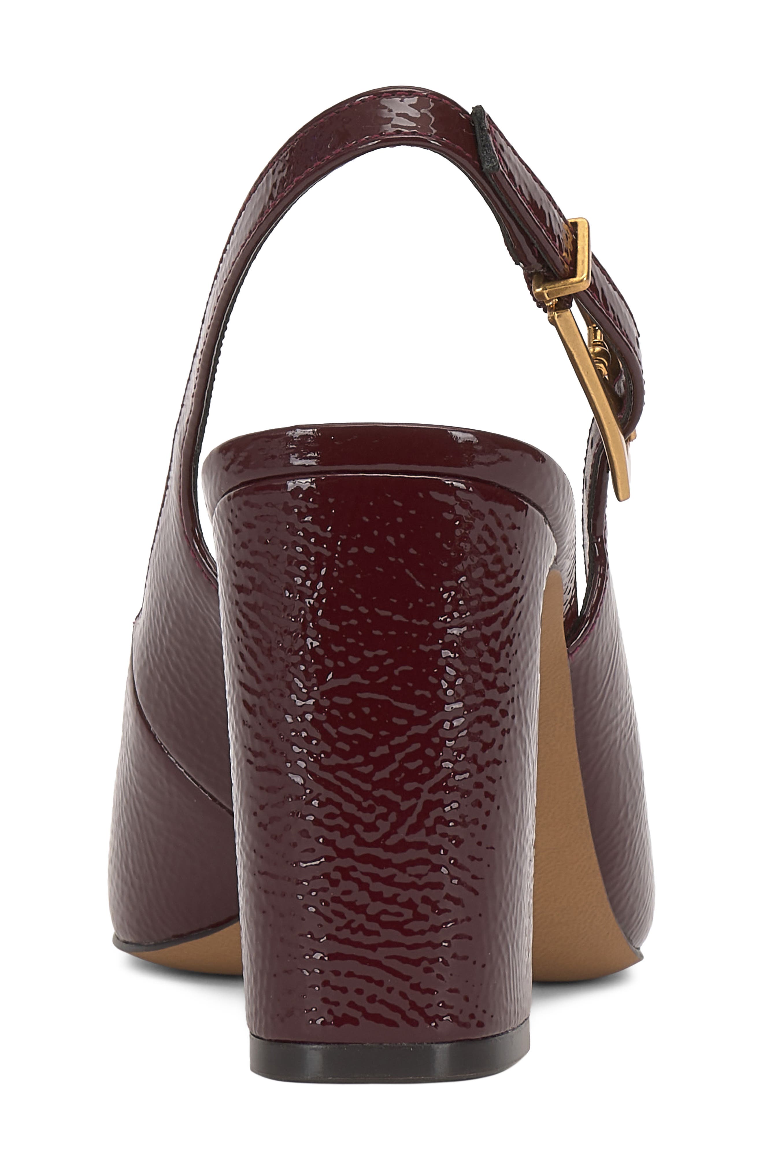 Amaryn Faux Leather Slingback Pump, Alternate, color, FIREFALL