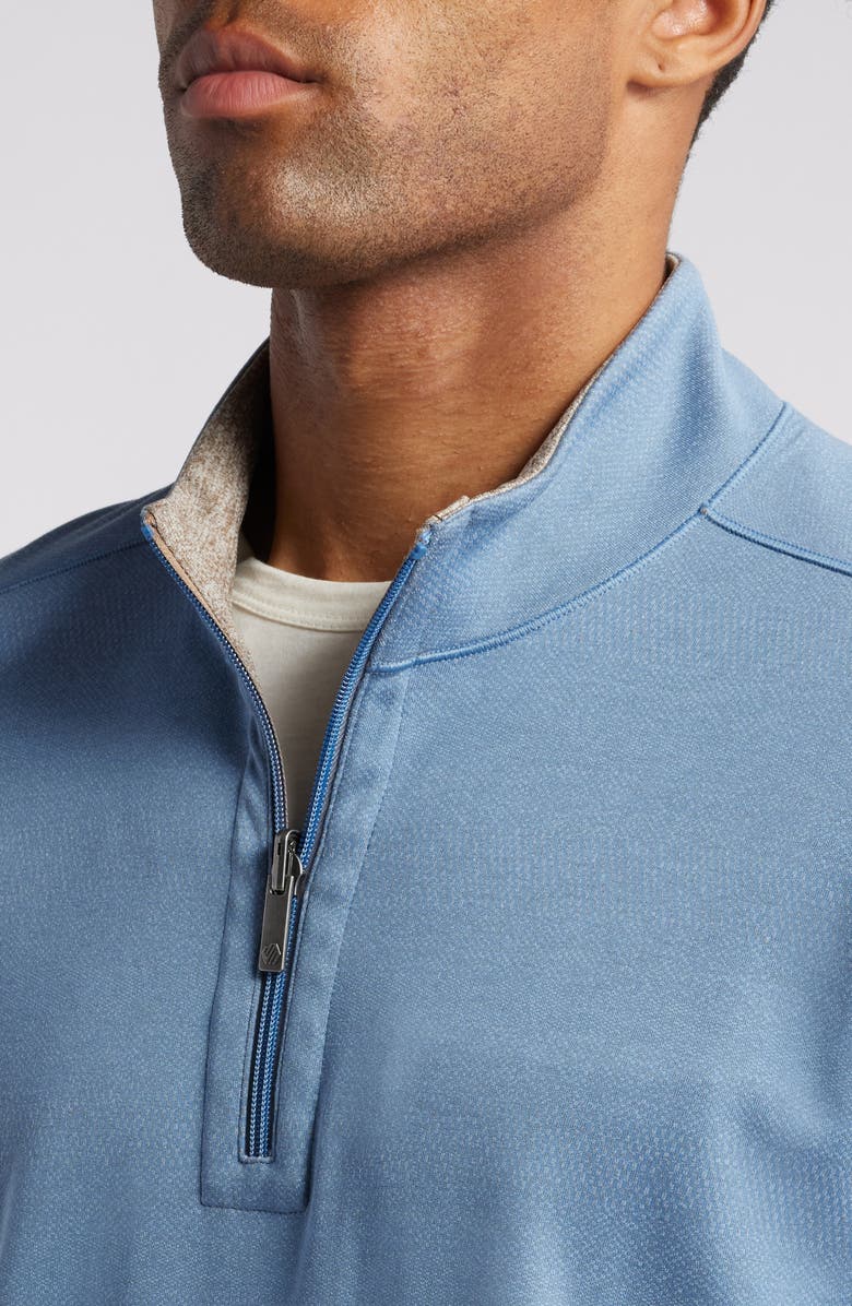 Johnston & Murphy XC4<sup>®</sup> Reversible Performance Pullover, Alternate, color, Light Blue