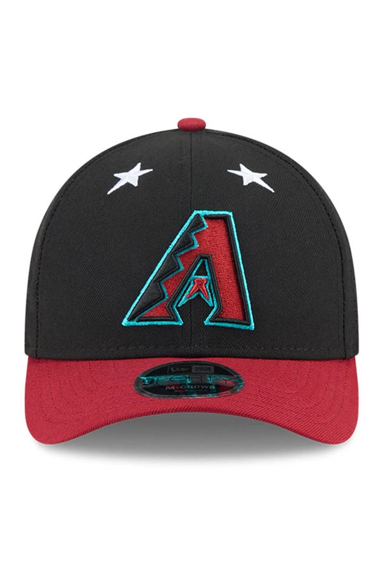 New Era Men's New Era Black/Red  Arizona Diamondbacks 2025 MLB All-Star Game 9FORTY M-Crown Adjustable Hat, Alternate, color, Black