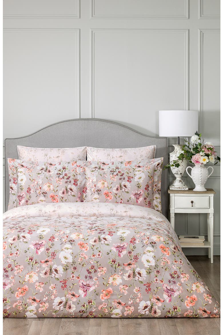 Henrietta Duvet Cover, Alternate, color, Beige
