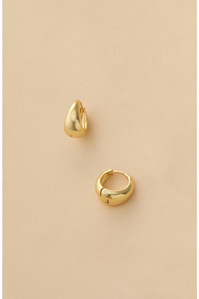 Aneesa Hoop Earrings, Alternate, color, GOLD