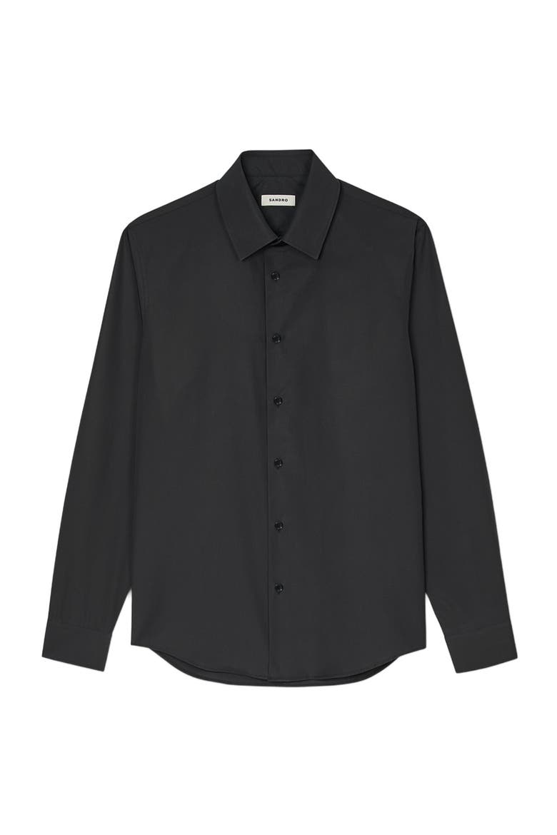 Long-sleeved shirt, Alternate, color, Charcoal grey