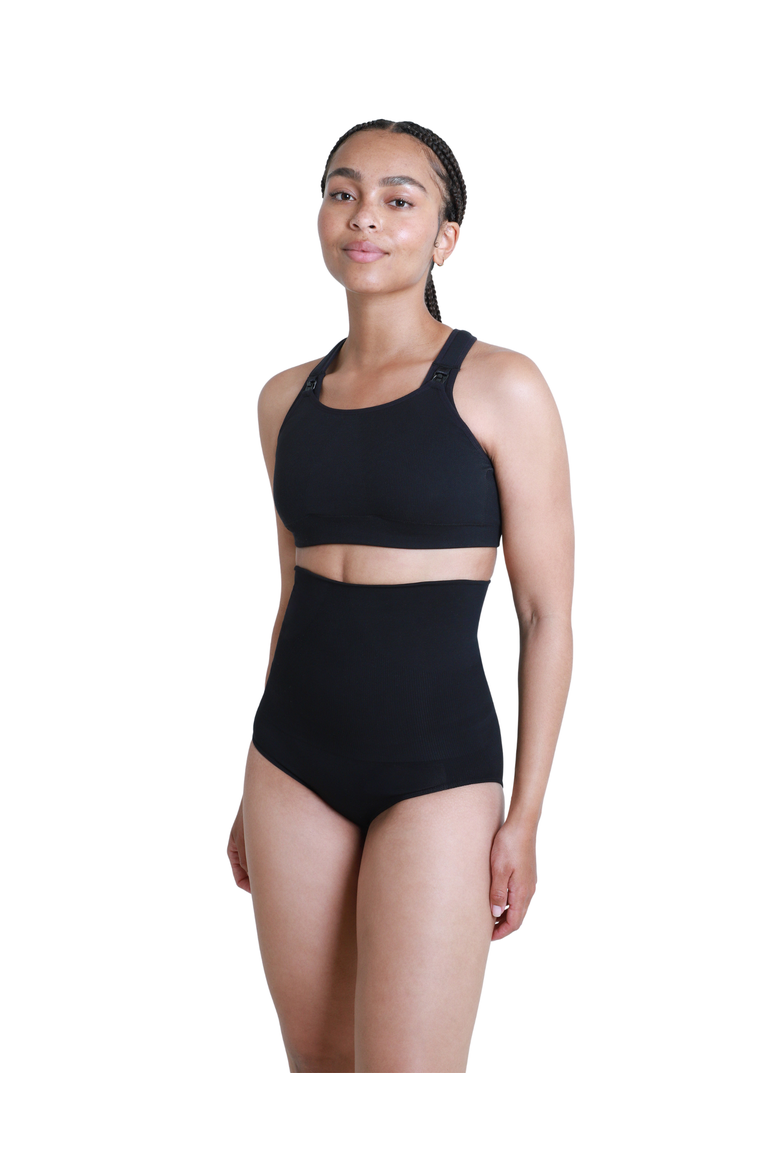 Postpartum Compression Undies, Main, color, Black