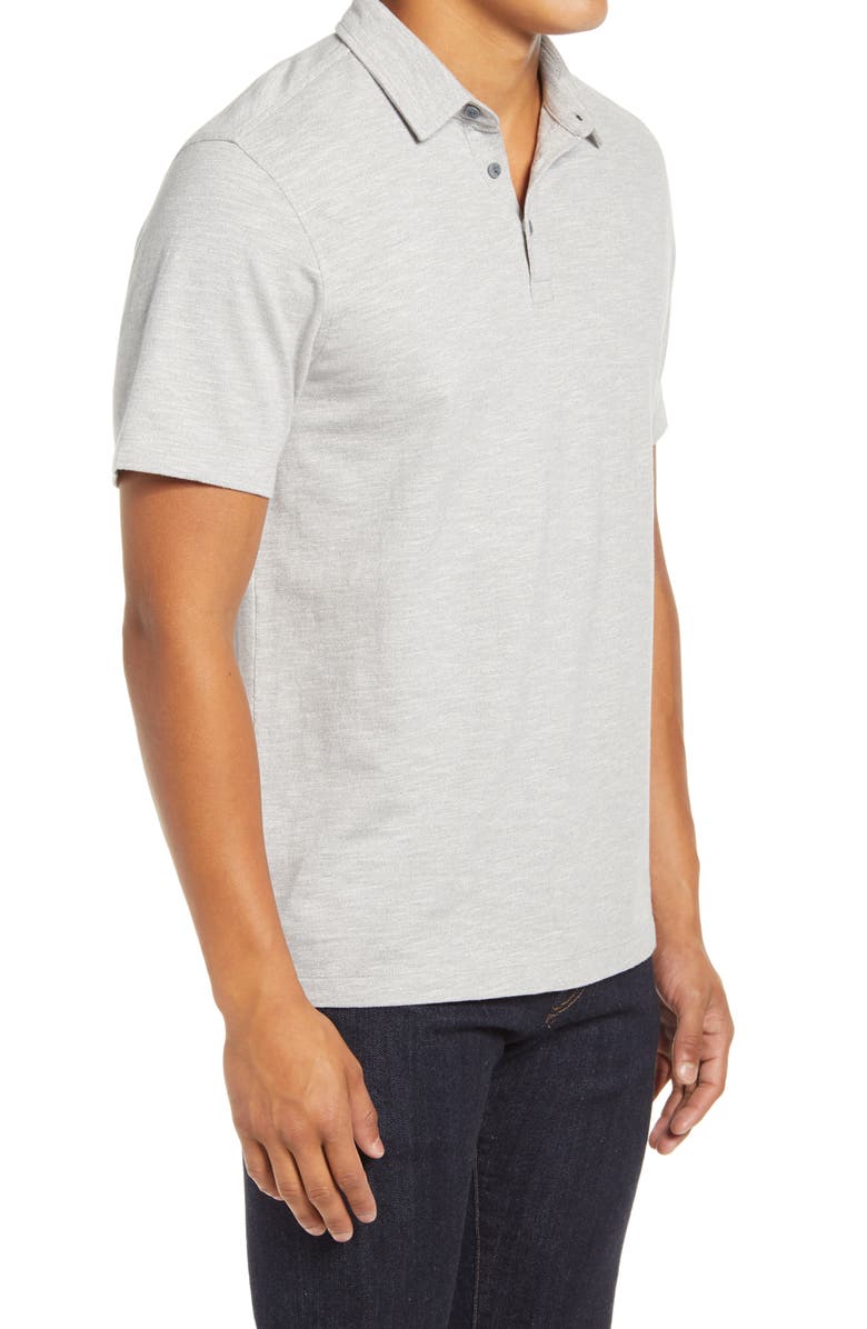 1901 Marled Short Sleeve Cotton Polo, Alternate, color,