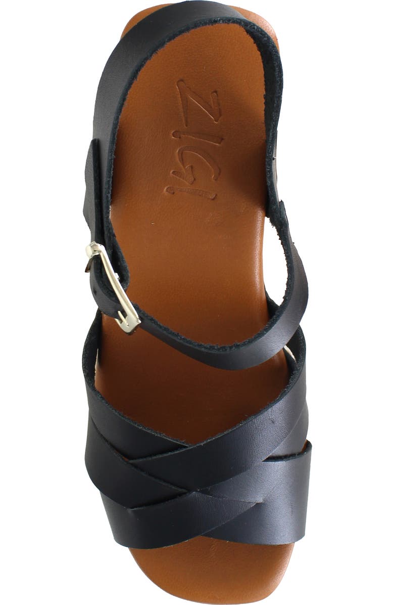 ZIGI Marcy Platform Sandal, Alternate, color, Blk Leathe