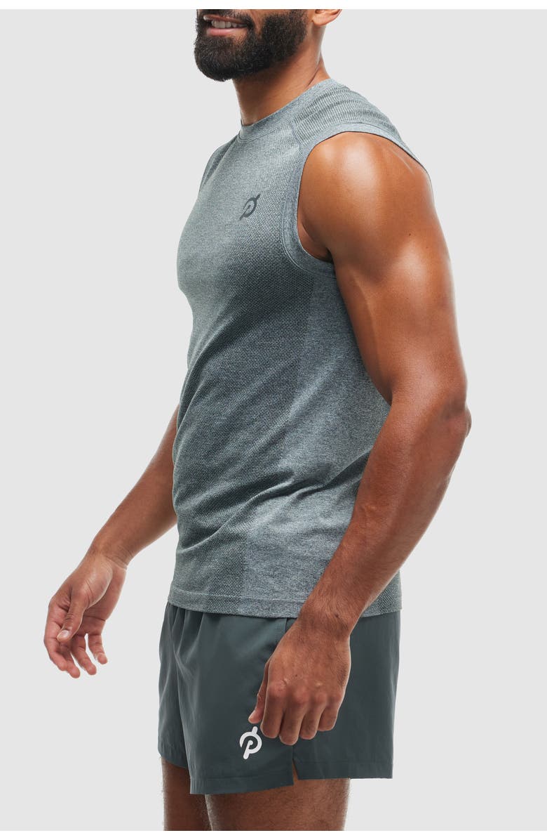 Peloton Seamless Muscle Tank, Alternate, color, Urban Green