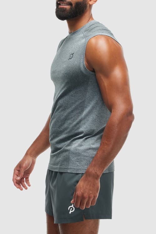 Peloton Seamless Muscle Tank In Urban Green
