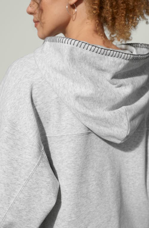 Lilysilk Seamflow Douceur Hoodie In Gray