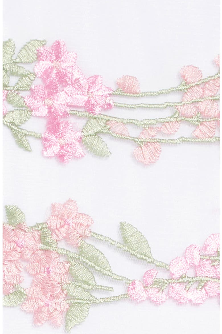 Embroidered Fit & Flare Dress, Alternate, color, LIGHT PINK