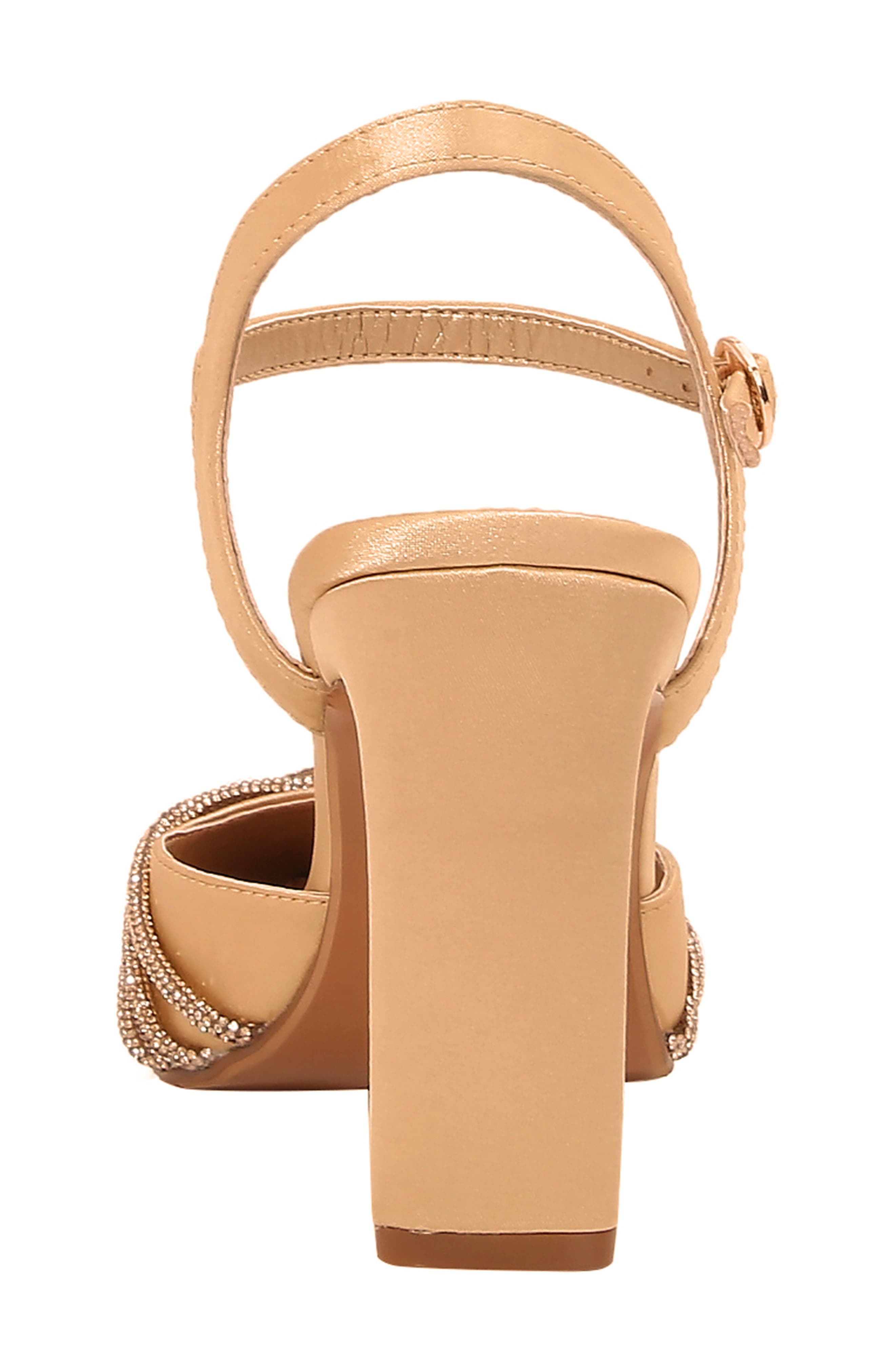 Fay Heeled Sandal, Alternate, color, GOLD